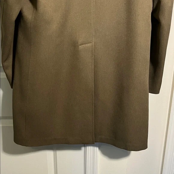 London Fog - Elegant Vintage Brown Coat with Faux Fur Collar size 38 - Picture 5 of 6